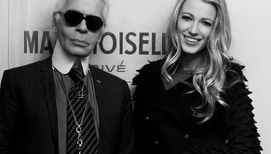 karl lagerfeld blake lively chanel mademoiselle