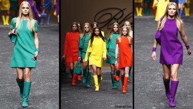 Trend di stagioe color block Blumarine