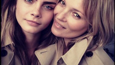 elle burberry kate moss cara delevingne v