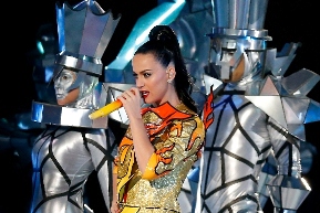 look di Katy Perry al Super Bowl