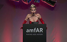 miley amfar cop