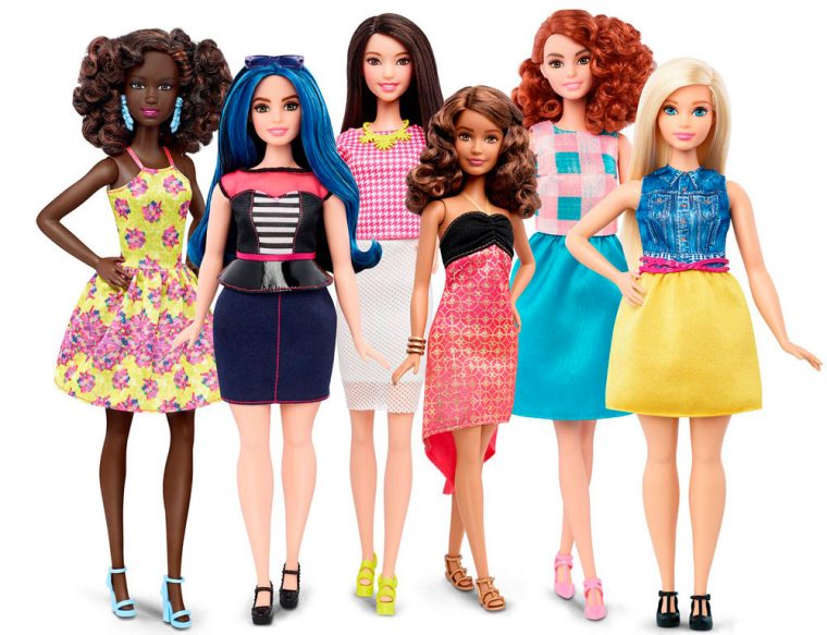 Barbie Fashionistas: curvy, petit, tall