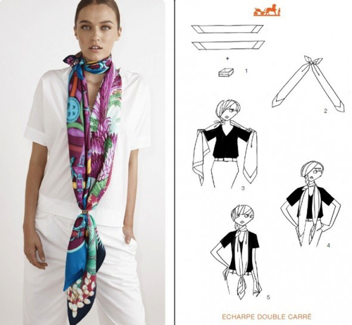 indossare un foulard