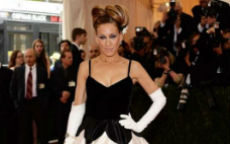 sarah jessica parker in oscar de la renta