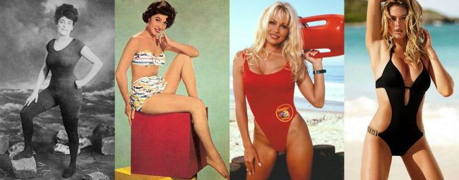 evoluzione del costume da bagno